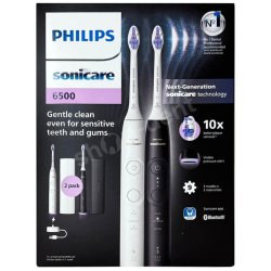PHILIPS Sonicare El-tannb�rster 6500 Duo Pack Inkl. Reise-etuier