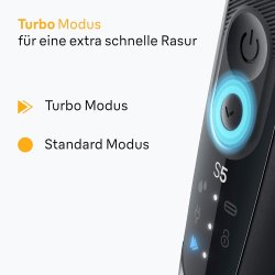 Braun Series 5 52-N7200cc Elektrisk Barbermaskin Black/Blue med SmartCare Center