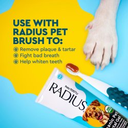 RADIUS Organic Canine Dental Gel  Ökologische Zahnpasta für Hunde mit coconut oil und süßer Kartoffel (80 ml)