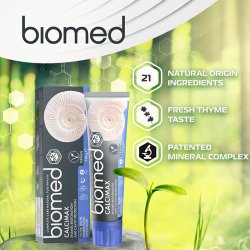 Biomed CalciMax Hydroxyapatite tandkrm utan fluor 100g