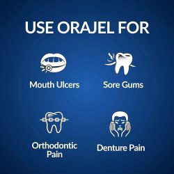 Kopi af Orajel Dental Gel mod tandpine med 10% benzocain (5.3g)
