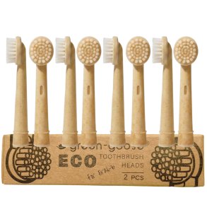 Brossettes de rechange XL compatibles Oral-B � base de plantes Green-Goose (8 pcs)