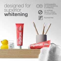 Davids Hydroxi Kids + Adults Whitening + Enamel Health Tannkrem  Strawberry &amp; Watermelon (113 g)