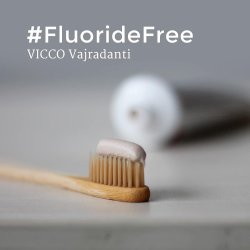 Vicco Vajradanti SF Sockerfri ayurvedisk tandkr�m med 18 �rter och barkextrakt (200 g)