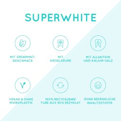 Whitening Tandkrm Happybrush SuperWhite 75 ml