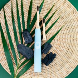 Humble Co. Bambu borsthuvuden fr Philips Sonicare Sensitive Charcoal