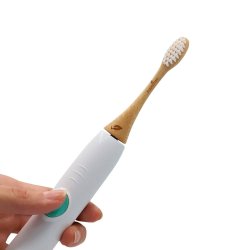 Bambusbrstehoder Truemorrow For Philips Sonicare Hvit MEDIUM