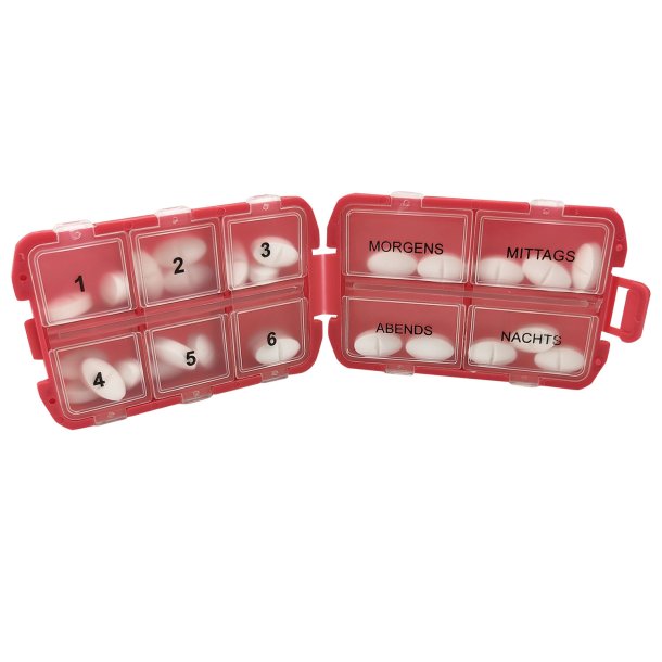 Pilleboks Sammenleggbar Pilleboks 10 rom