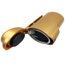 Fick askfat Guld Lttare form