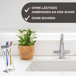 Tandborsth�llare MM Steel Styles Rostfritt st�l