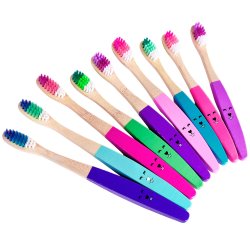 Bambus Brnetandbrste EasyFairy Kids 3-5 r