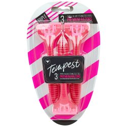 Engangsskrabere 3 stk. Tempest Ladies Disposable Triple Blade Razors 