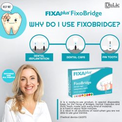  Tandkit FixaPlus FixoBridge Midlertidigt Dental Cement