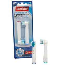 Brstehoder for Oral-B 2 stk. Dentiplus kompatibel