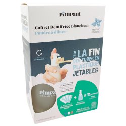 Naturlig Tandpasta Pimpant Whitening Pumpeflaske + 4 Refills
