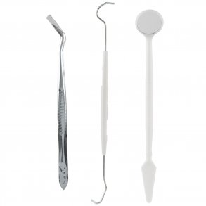 Tandrensnings-st - 3 dele tandlge-instrumenter
