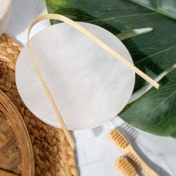 Bambus Tungerens Bentodent Tungeskraper