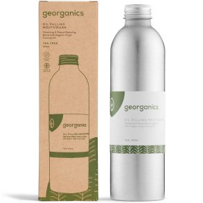 Organic Oil Pulling Georganics Tea Tree Munsklj 275 ml.