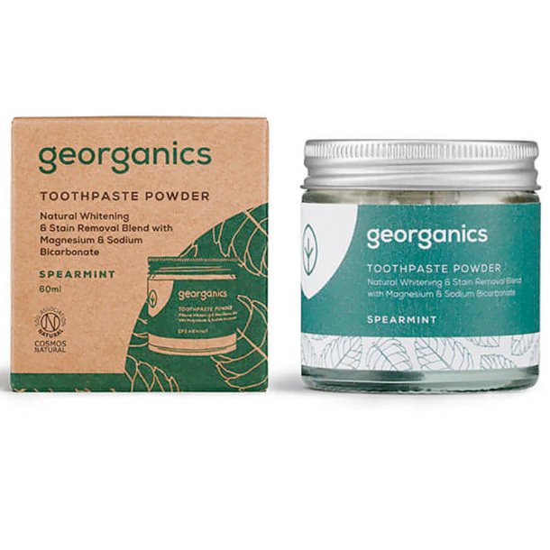 Naturlig tandkrm Powder Georganics Spearmint 120 ml