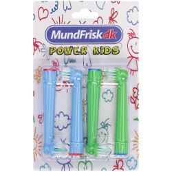 Power Kids Brstehoveder Til brn Oral-B Kompatible GRN/BL