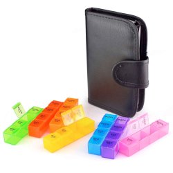 Pilleboks 7-dages Mappe med Pillebokse