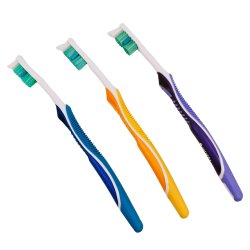 Tandborstar 3 st. Setablu Triple Force Medium