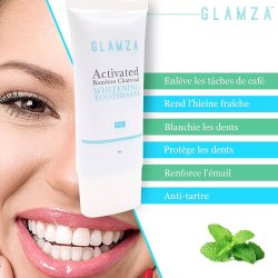 Whitening Tandpasta Glamza Charcoal Mint 50 ml.