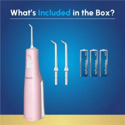 Waterpik Cordless Express Pink – batterijgevoede en draadloze monddouche