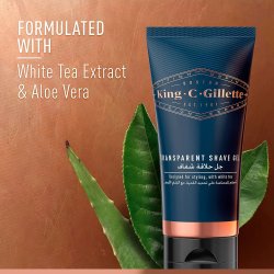 Gillette Barbergel King C. Transparent Shave Gel 150 ml