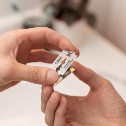 BIC Chrome Platinum Double Edge Barberblade 10 stk.