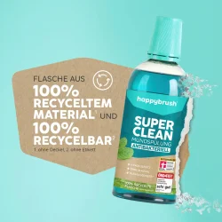Happybrush SuperClean antibakteriel mundskyl � 500 ml