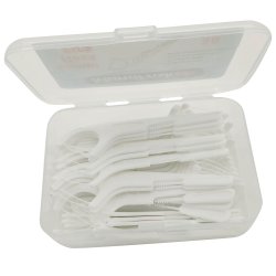 MundFrisk Combi Floss Pick - Tandtrds-bjle med mellemrumsbrste