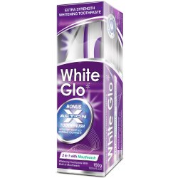 Tannbleking Tannkrem White Glo 2-i-1 Formula