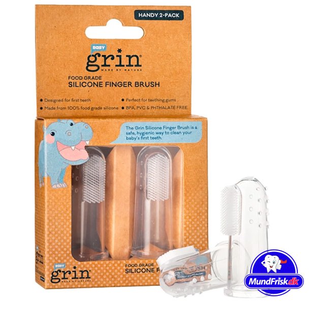 Grin Baby Silikon-Fingerzahnb&uuml;rste