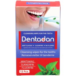 Dentadan Rengringsservetter fr tnderna 12 st.