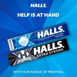Halls Menthol Action Halstabletter Extra Stark 33,5 gr.
