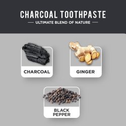 Tandblegning Tandpaste DABUR Charcoal Organic Black Pepper &amp; Ginger 100 ml