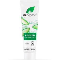 kologisk Whitening Tandpasta DR. Organic Aloe Vera 100 ml.