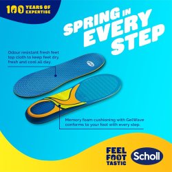 Scholl GelActiv Everyday Indlgssler NY MODEL Small 35,5-40,5