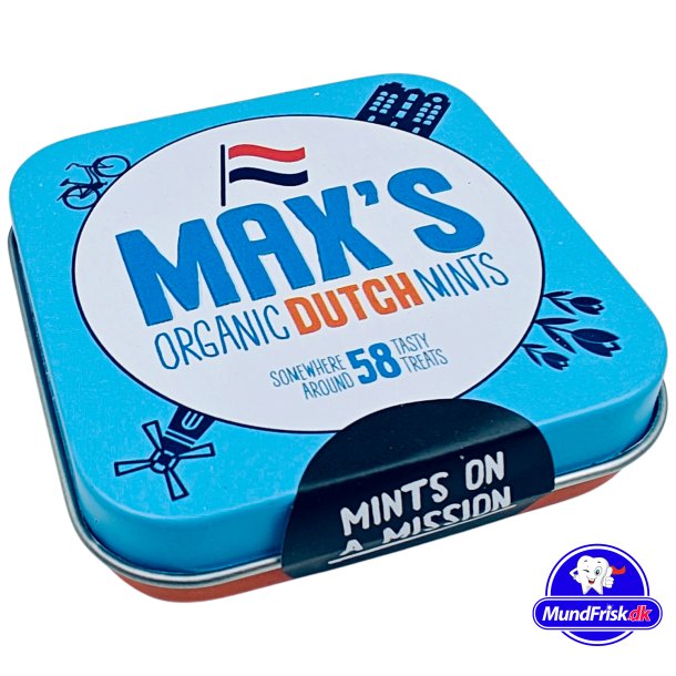 kologiske Mintpastiller MAX`S Dutch Dse 35g