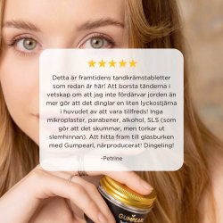 Barntandkrm Tabletter GUMPEARL Strawberry 62 st.