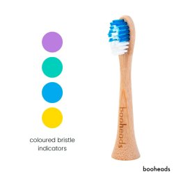 Booheads Bambus Brstehoveder Til Philips Bl+Gul