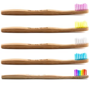 Bambus barnetannb�rste 5 pcs. THE HUMBLE Co. Kids Original Ultra Soft