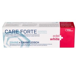 Tandkrm Sensitive Gums Edel+White Care Forte 75 ml