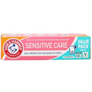 Arm & Hammer Sensitive Care Tandkr�m f�r k�nsliga t�nder - med Baking Soda (100 ml.)