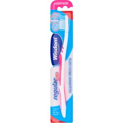 Wisdom Regular Plus Supersoft Tandborste � Extra mjuka borststrån för skonsam och effektiv rengöring