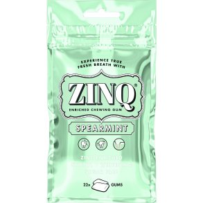 Xylitol Tuggummi Dlig andedrkt ZINQ Spearmint 22 st.