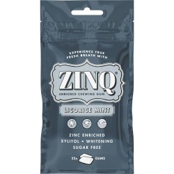 Mixpack ZINQ Xylitol Tuggummi mot dlig andedrkt 10 st. av 22 st.