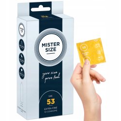 Mister Size Kondomer Pure Feel 10 stk. XS-XXXL