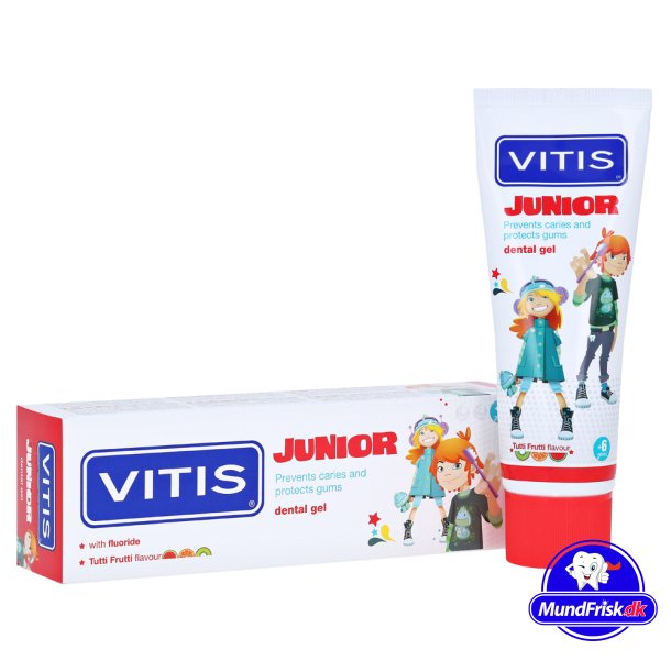 Vitis Kinderzahnpasta Gel Junior Tutti Frutti Xylitol